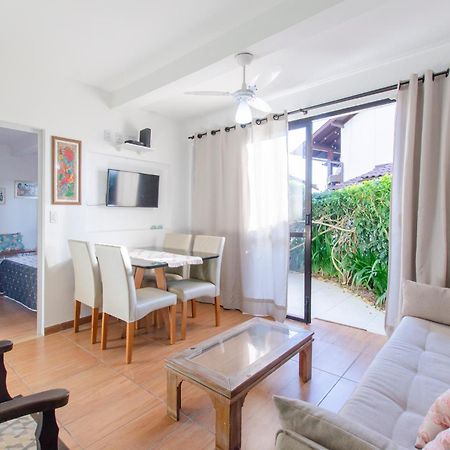 Apartamento pé na areia em condomínio com piscina N1298 Florianópolis Extérieur photo