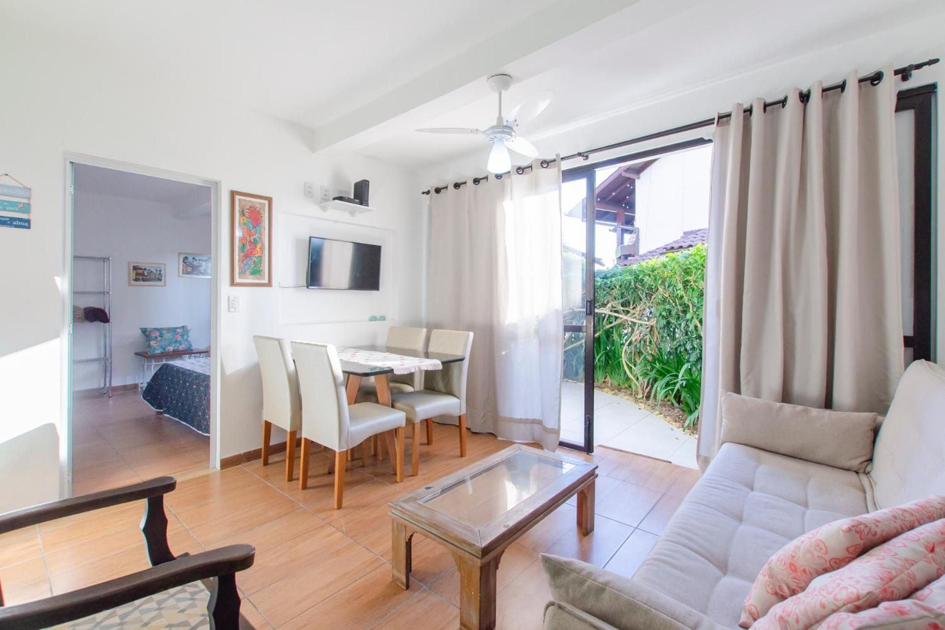 Apartamento pé na areia em condomínio com piscina N1298 Florianópolis Extérieur photo