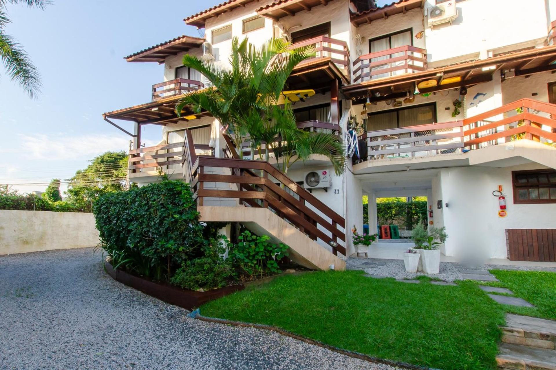 Apartamento pé na areia em condomínio com piscina N1298 Florianópolis Extérieur photo